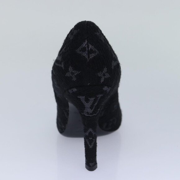 Pre-owned Authentic Louis Vuitton Monogram Tweed Pumps - Picture 8 of 10